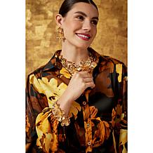 C Wonder by Christian Siriano 18" Flower Necklace