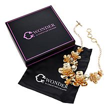 C Wonder by Christian Siriano 18" Flower Necklace