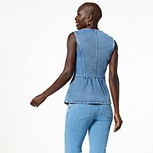 C Wonder by Christian Siriano Denim Vest
