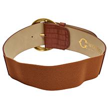 C Wonder by Christian Siriano Faux Leather Stretch Belt