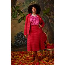 C Wonder by Christian Siriano Luxury Yarn Ruffle Top