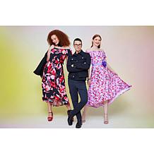 C Wonder by Christian Siriano On/Off the Shoulder Flounce Dress