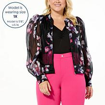 C Wonder by Christian Siriano Organza Jacket