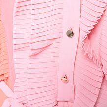 C Wonder by Christian Siriano Pleated Ruffle Dress