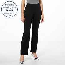 C Wonder by Christian Siriano Ponte Knit Pull-On Flared-Leg Pant