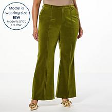 C Wonder by Christian Siriano Velvet Trouser Pant
