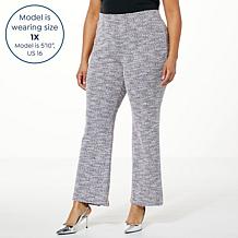 C Wonder by Christian Stretch Tweed Pull On Pant