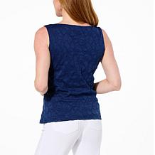 C Wonder Knit Lace Tank