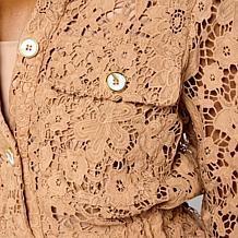 C Wonder Lace Safari Jacket