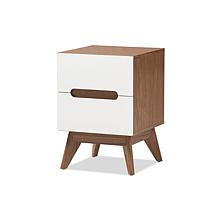 Calypso 2-Drawer Storage Nightstand