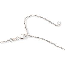 Canadian Ammolite Clover Pendant with White Topaz Accents