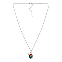 Canadian Ammolite Gems Ammolite & Mother-of-Pearl Pendant with Chain