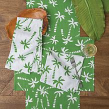 C&F Home Beachy Palm Table Runner