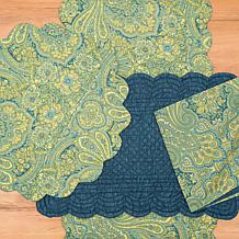 C&F Home Kashmir Paisley Table Runner