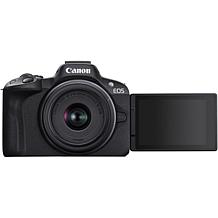 Canon EOS R50 Mirrorless Digital Camera with IS STM Lenses - Black