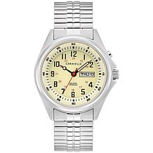 Caravelle by Bulova Stainless Steel Men's Expansion Band Watch
