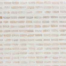 Carlyn Coastal Capiz Shell Waterfall End Table