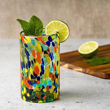 Carnival Handblown Mexican Hiball Glass - Set of 6