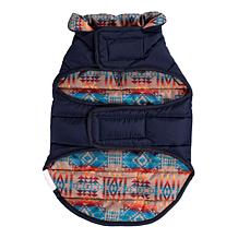 Carolina Pet Company Pendleton Pilot Rock Navy Puffer Dog Coat