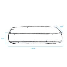 Carolina Pet Company Rectangle Pet Bed - Medium