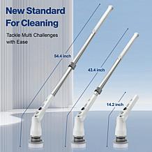 CasaClean Ultimate Electric Floor-Length Extendable Spin Scrubber