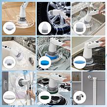 CasaClean Ultimate Electric Floor-Length Extendable Spin Scrubber