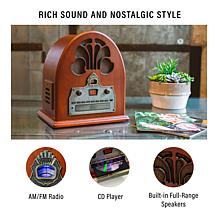 Cathedral Radio Cd Player - Paprika