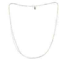 Chaco Canyon 24" Liquid Silver 3-Strand Necklace