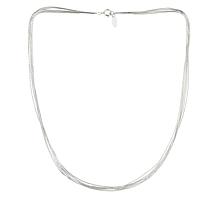 Chaco Canyon 5-Strand "Liquid Silver" 20" Necklace