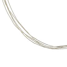Chaco Canyon 5-Strand "Liquid Silver" 24" Necklace