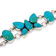 Chaco Canyon Blue Campitos Turquoise Butterfly Oval-Link Bracelet