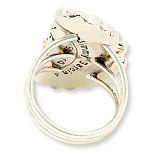 Chaco Canyon Handcrafted Silver Sleeping Beauty Turquoise Ring