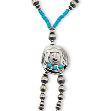 Chaco Canyon Sleeping Beauty Turquoise Cowboy Hat Lariat Necklace