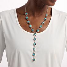 Chaco Canyon Sleeping Beauty Turquoise Lariat Necklace