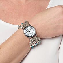 Chaco Canyon Sleeping Beauty Turquoise Leaf Bracelet Watch