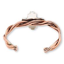 Chaco Canyon Sonoran Gold Turquoise Sterling Silver and Copper Cuff