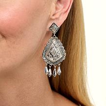 Chaco Canyon Sterling Silver Floral Drop Earrings