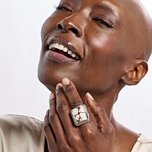 Chaco Canyon Sterling Silver Freeform Wild Horse Magnesite Ring