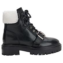 Charles by Charles David Leather/Suede Cliche Combat Boot
