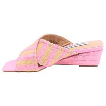 Charles by Charles David Nelios Open-Toe Woven Raffia Wedge Sandal