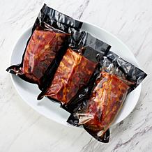 Chef Jet 3-Pack 1 lb. Baby Back Ribs - Honey Teriyaki Ships 3/23
