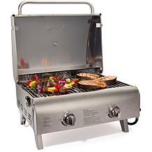 Chef's Style Tabletop Gas Grill in Stainless Steel