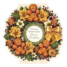 Christmas to Remember Wreath Shaped Card Kit