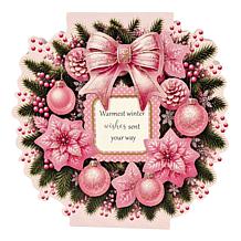Christmas to Remember Wreath Shaped Card Kit