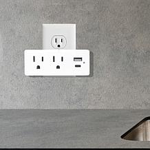 CIAO Tech Slim Multiport Charging Station with A/C  + USB Outlets