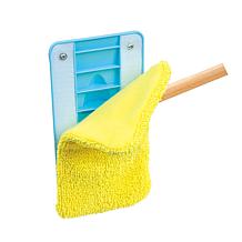 Clean Up Broom Set with Mop, Dustpan, Duster & Stand