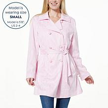 Colleen Lopez Belted Luxe Lace Trench 