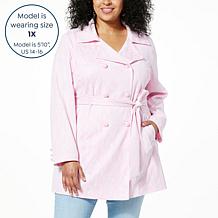 Colleen Lopez Belted Luxe Lace Trench 