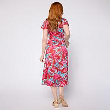 Colleen Lopez Cummerbund Knit Dress