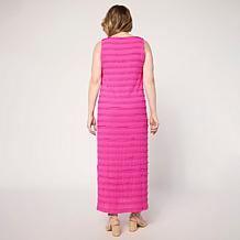 Colleen Lopez Everywhere Ruffle Knit Maxi Tank Dress